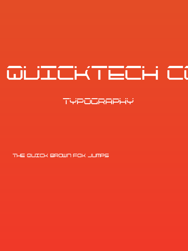 QuickTech Condensed Poster