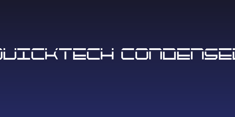 QuickTech Condensed Social Header