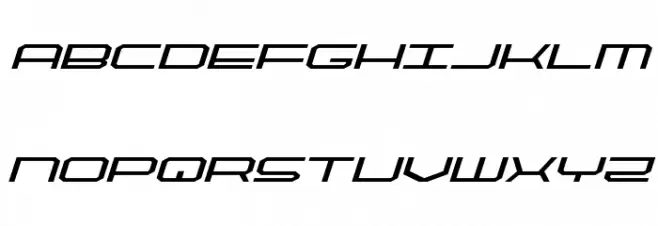 QuickTech Expanded Italic خط أحرف صغيرة