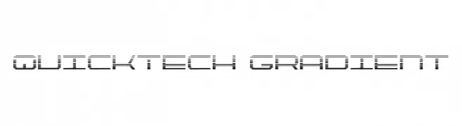 QuickTech Gradient  Frei Schriftart Herunterladen