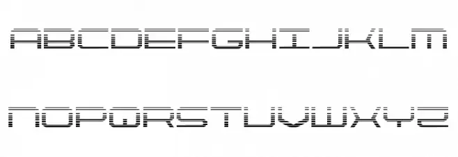 QuickTech Gradient Caratteri MAIUSCOLE