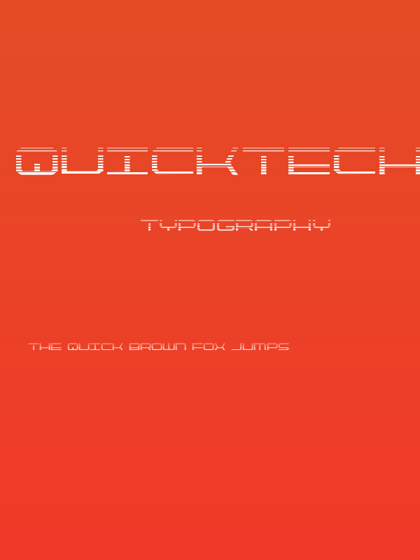 QuickTech Gradient Poster