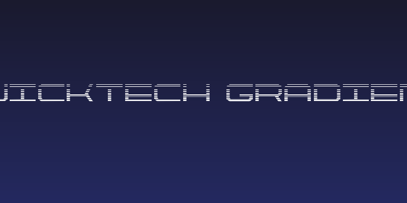 QuickTech Gradient Social Header