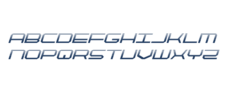 QuickTech Halftone Italic Lowercase