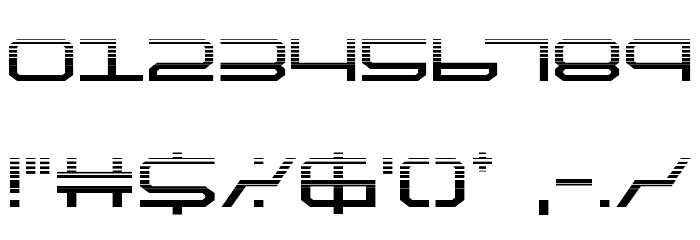QuickTech Halftone Font OTHER CHARS