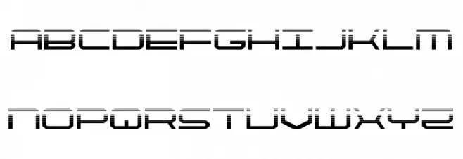 QuickTech Halftone Font Litere mari