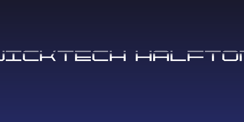QuickTech Halftone Social Header