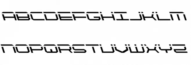 QuickTech Leftalic Schriftart Groß