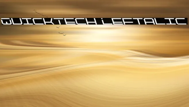 QuickTech Leftalic Example 2