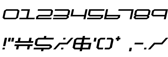 QuickTech Semi-Italic Fonte OUTROS PERSONAGENS