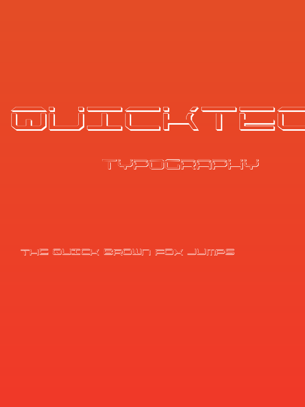 QuickTech Shadow Poster