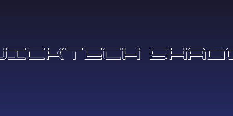 QuickTech Shadow Social Header