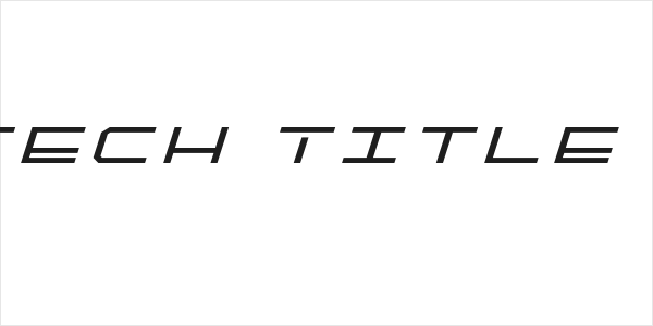 QuickTech Title Italic Logo