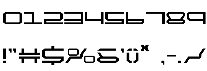 QuickTech Font OTHER CHARS