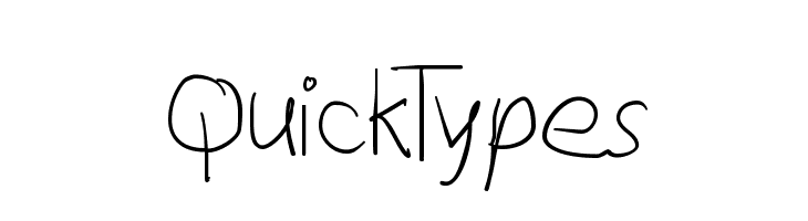 QuickTypes  Free Fonts Download