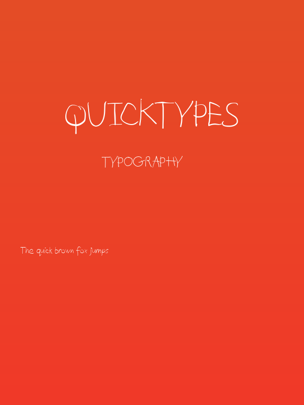 QuickTypes Poster