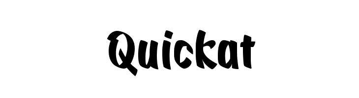 Quickat  font caratteri gratis