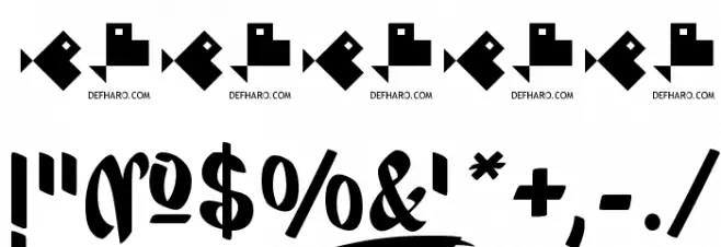 Quickat Font OTHER CHARS