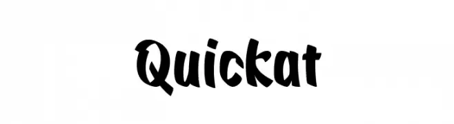 Quickat  font caratteri gratis