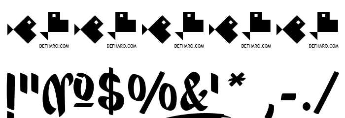 Quickat Font OTHER CHARS