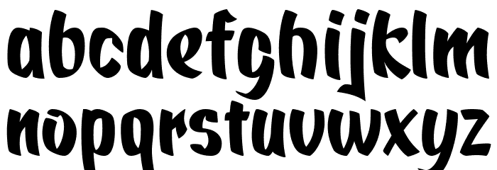 Quickat Font LOWERCASE