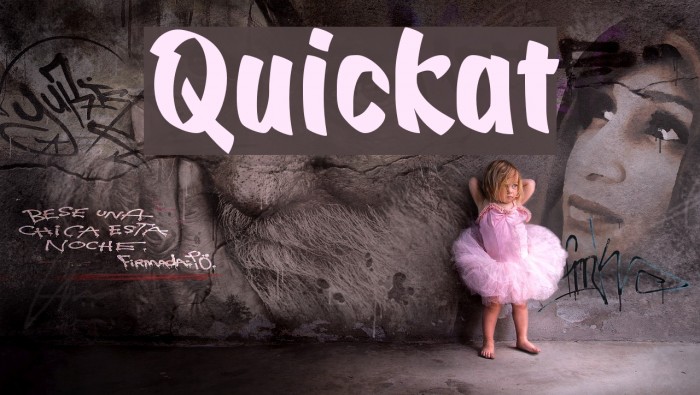 Quickat Font examples