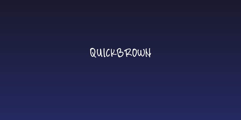 Quickbrown Social Header