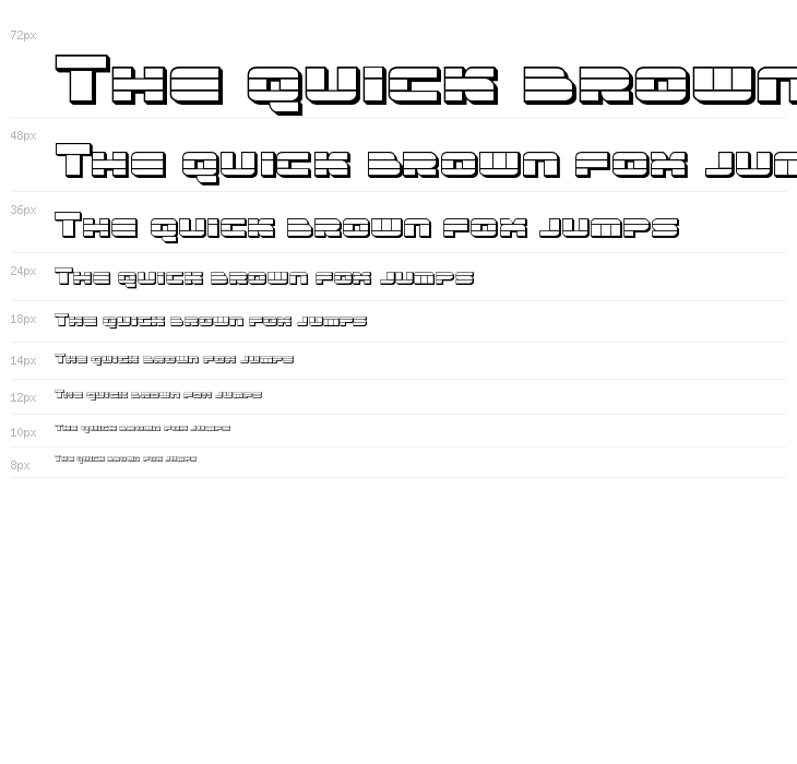 Quicken 3D Regular Waterfall