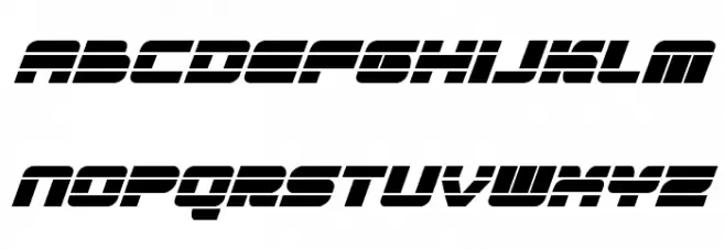 Quicken Condensed Italic 字体 小写