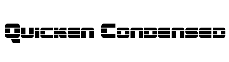 Quicken Condensed  font caratteri gratis