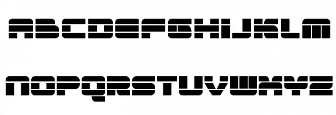 Quicken Condensed Font LOWERCASE