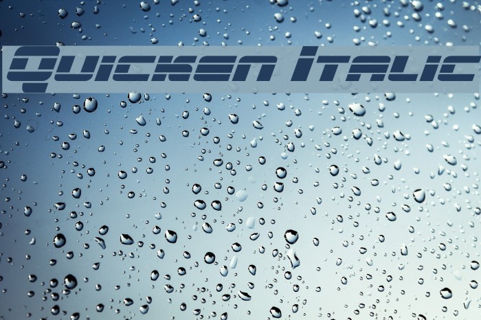 Quicken Italic Example 1