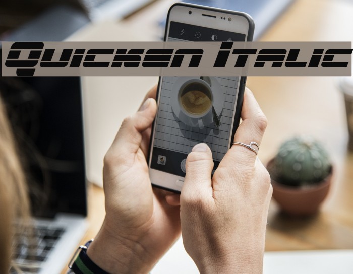 Quicken Italic Example 2