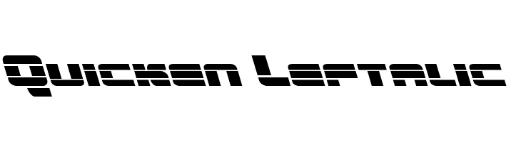 Quicken Leftalic  नि: शुल्क फ़ॉन्ट्स डाउनलोड