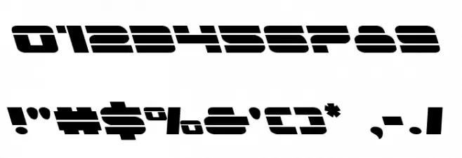Quicken Leftalic Font OTHER CHARS