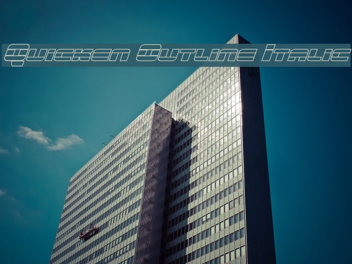 Quicken Outline Italic Example 3