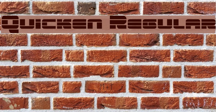 Quicken Regular Font examples