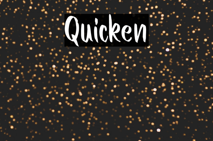 Quicken Example 3