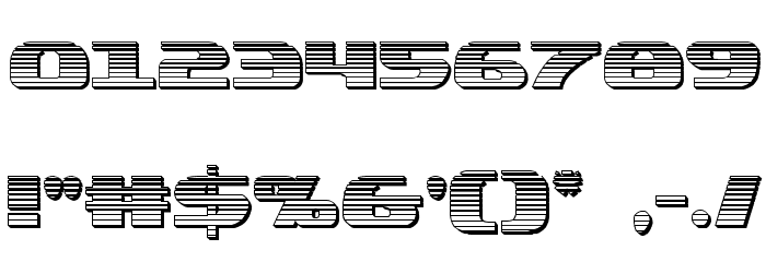 Quickening Chrome Font OTHER CHARS