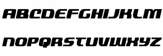 Quickening Condensed Italic फ़ॉन्ट लोअरकेस