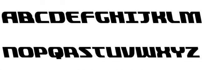 Quickening Condensed Leftalic फ़ॉन्ट अपरकेस