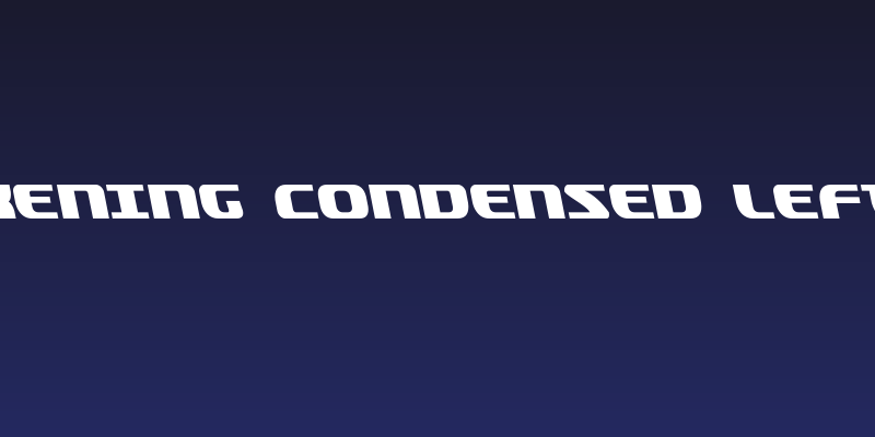 Quickening Condensed Leftalic Social Header