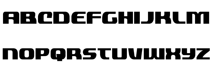 Quickening Condensed Font LOWERCASE
