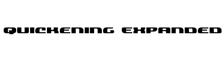 Quickening Expanded  नि: शुल्क फ़ॉन्ट्स डाउनलोड
