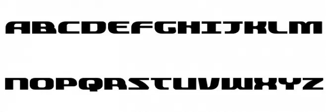 Quickening Expanded Schriftart Groß