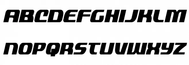 Quickening Extra-Condensed Italic Font LOWERCASE