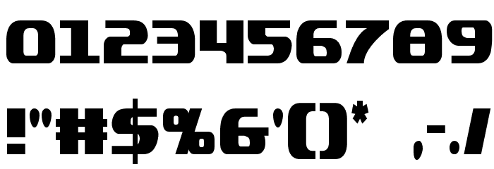 Quickening Extra-Condensed Font OTHER CHARS