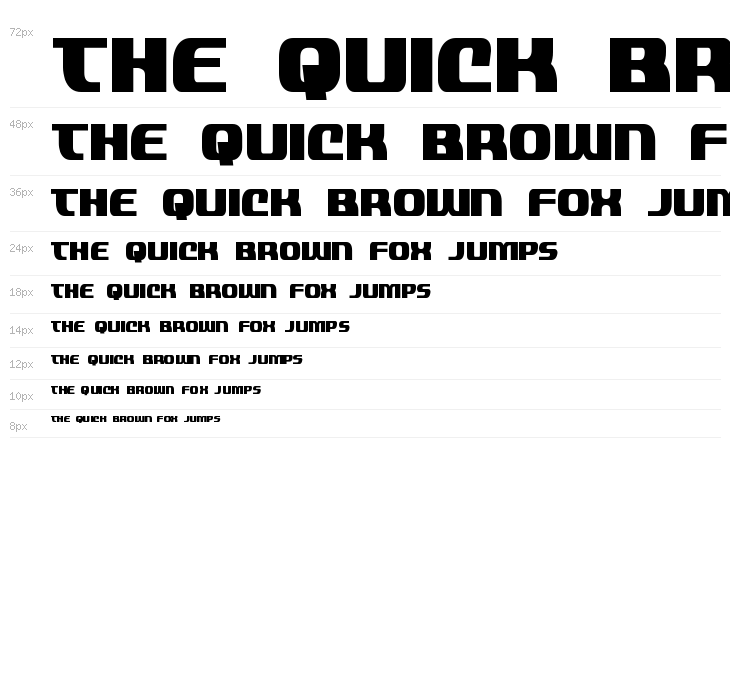 Quickening Extra-Condensed Waterfall