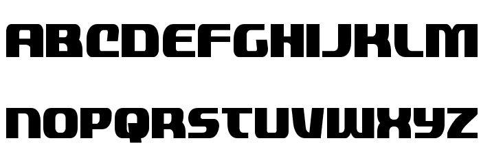 Quickening Extra-Condensed Font LOWERCASE