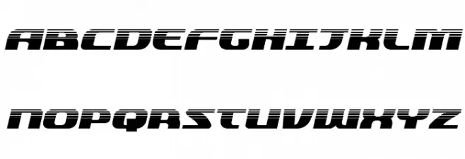 Quickening Half-Tone Italic Schriftart Groß